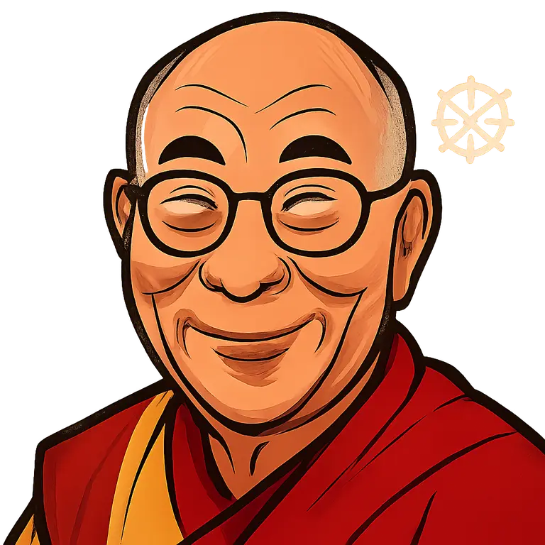 Portrait of 14th Dalai Lama
