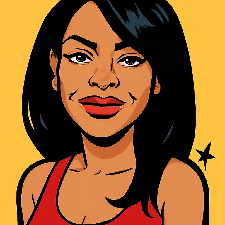 Portrait of Aaliyah