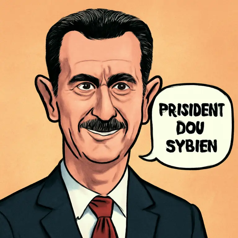 Portrait of Ahmed al-Scharaa