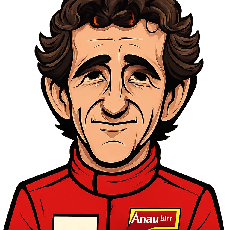 Portrait of Alain Prost