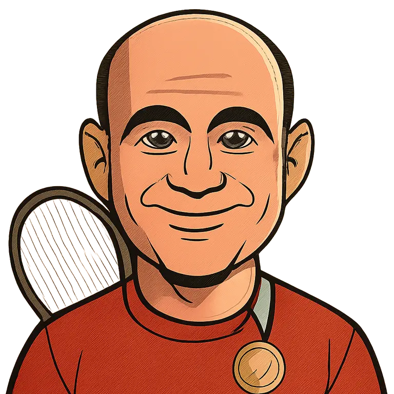 Portrait of Andre Agassi