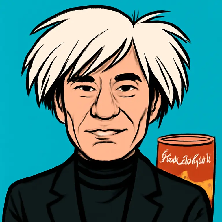 Portrait of Andy Warhol