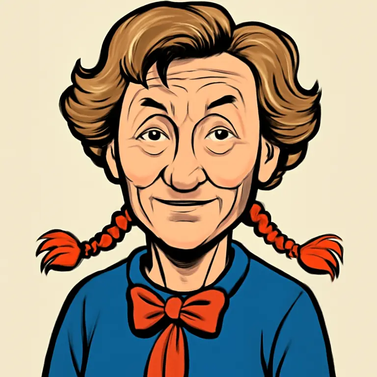 Portrait of Astrid Lindgren