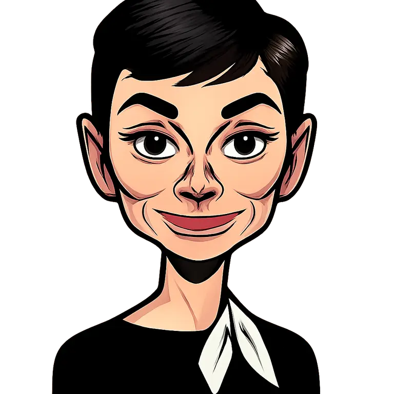 Portrait of Audrey Hepburn