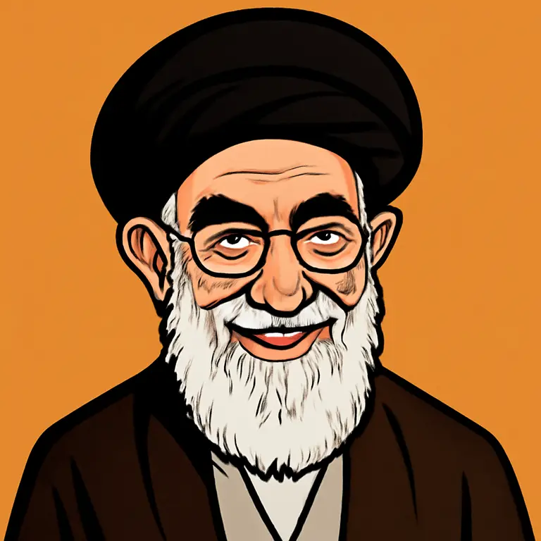 Portrait of Ayatollah Ali Khamenei