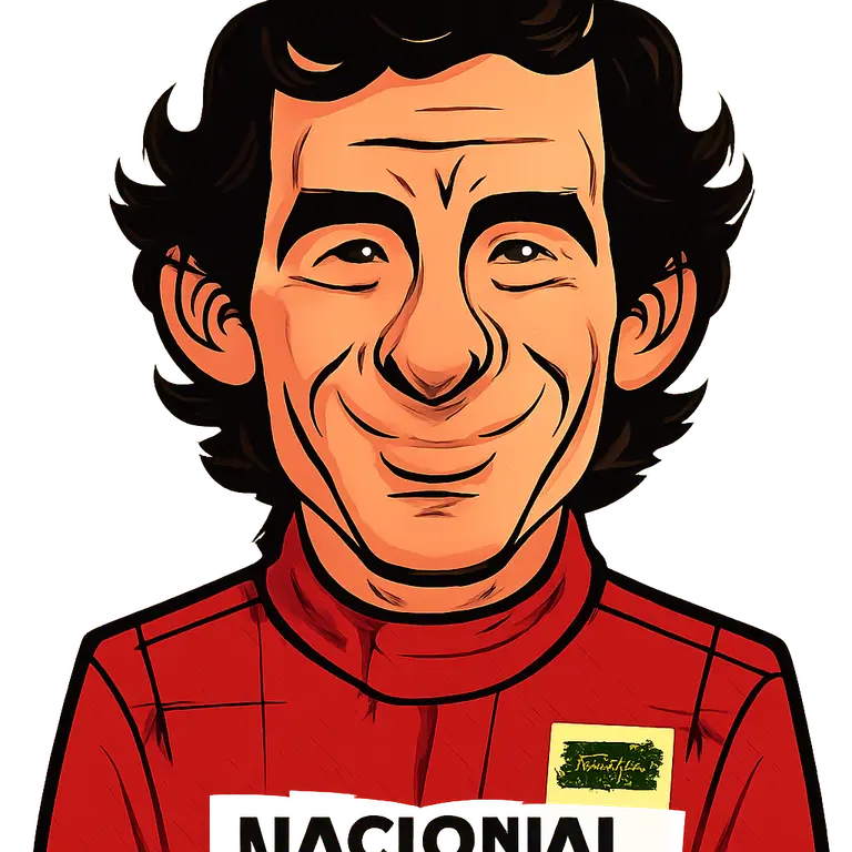 Portrait of Ayrton Senna