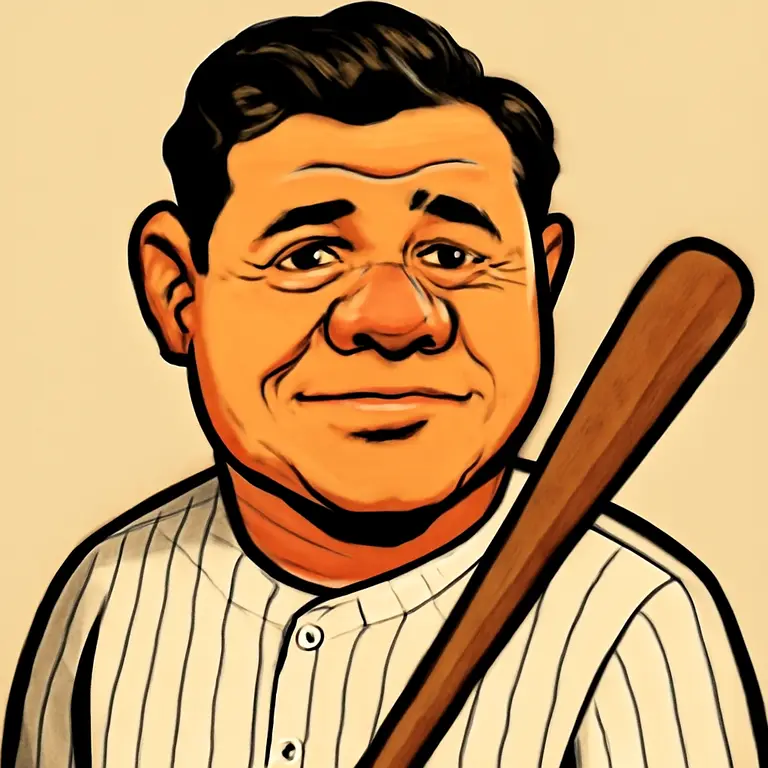 Portrait of Babe Ruth