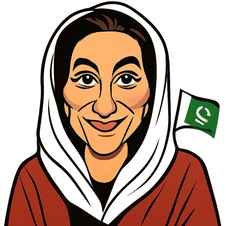 Portrait of Benazir Bhutto
