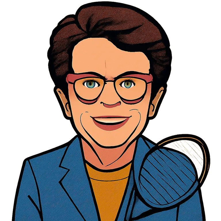 Portrait of Billie Jean King