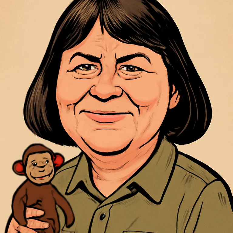 Portrait of Birutė Galdikas