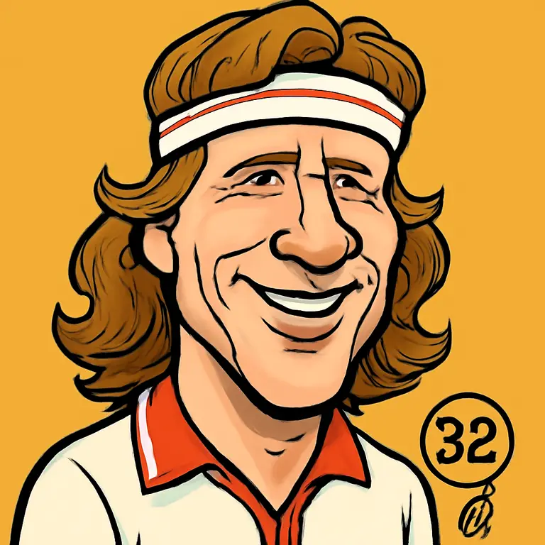 Portrait of Bjorn Borg