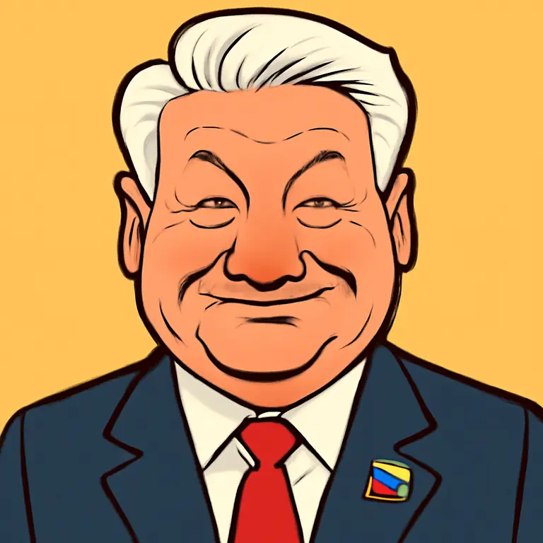 Portrait of Boris Yeltsin