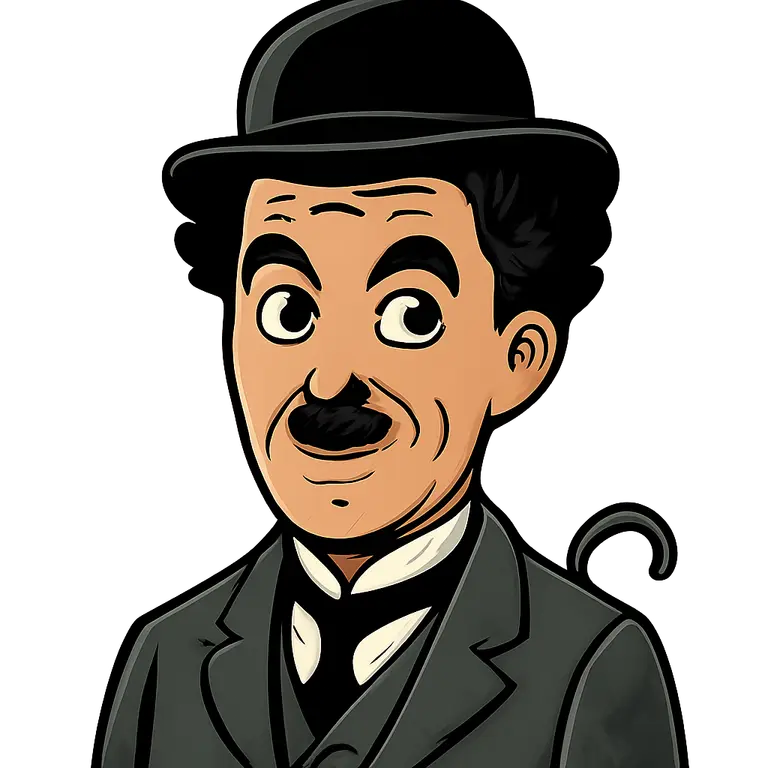 Portrait of Charlie Chaplin