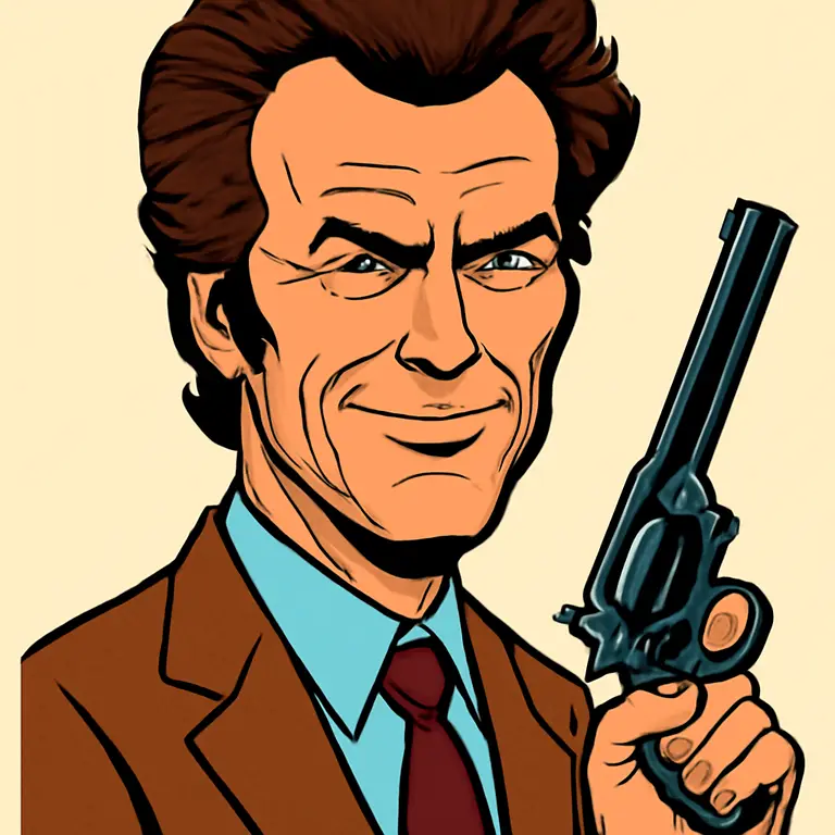 Portrait of Clint Eastwood