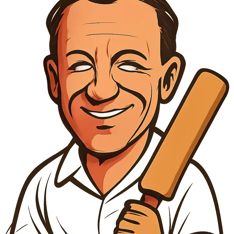 Portrait of Don Bradman