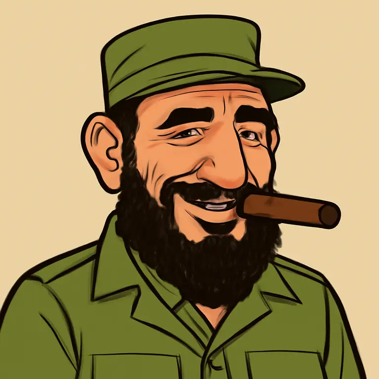 Portrait of Fidel Castro