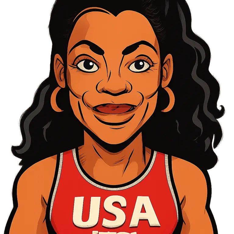 Portrait of Florence Griffith Joyner