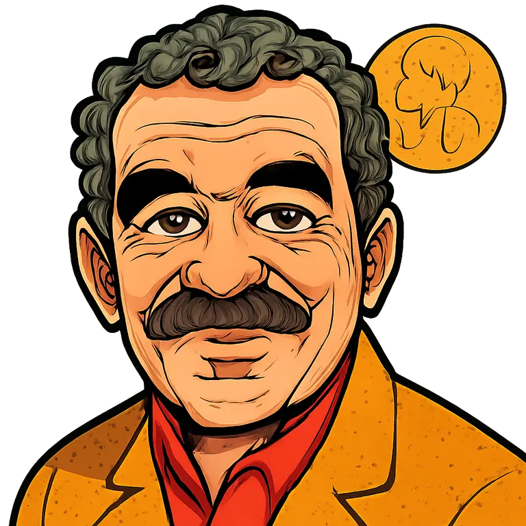 Portrait of Gabriel García Márquez
