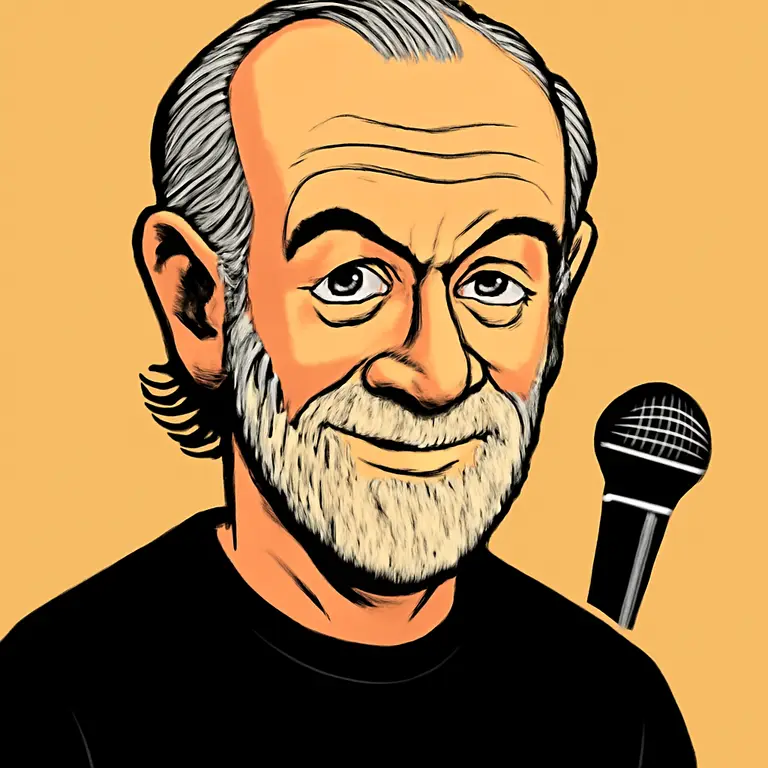 Portrait of George Carlin