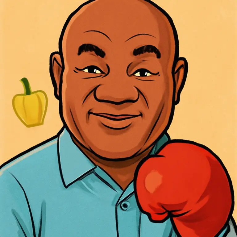 Portrait of George Foreman