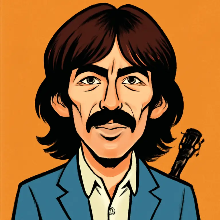 Portrait of George Harrison