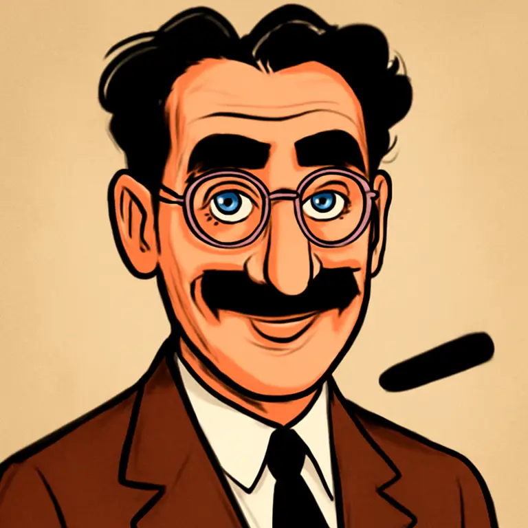Portrait of Groucho Marx