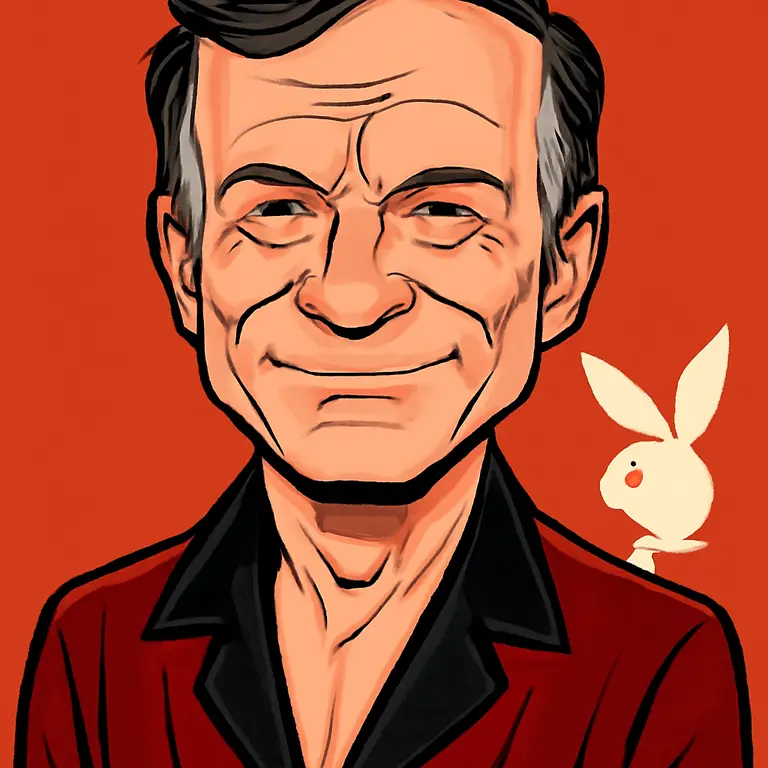 Portrait of Hugh Hefner