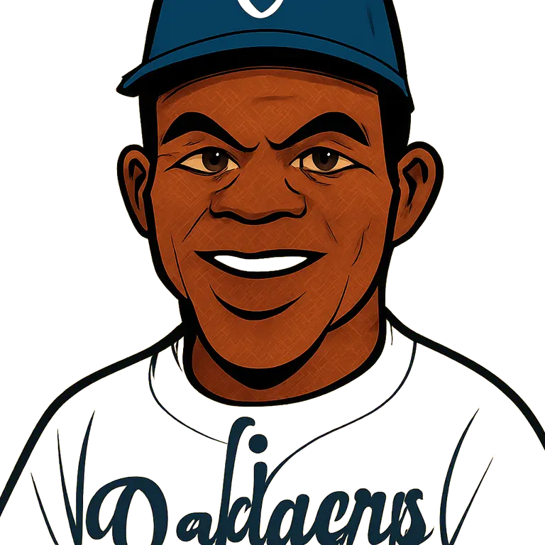 Portrait of Jackie Robinson