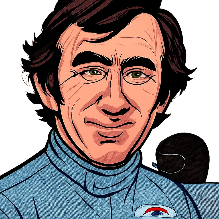 Portrait of Jackie Stewart