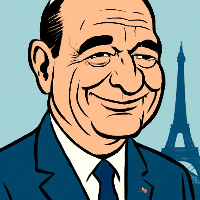 Portrait of Jacques Chirac