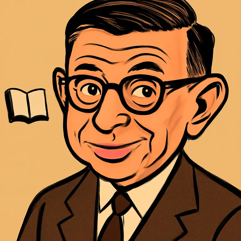 Portrait of Jean-Paul Sartre