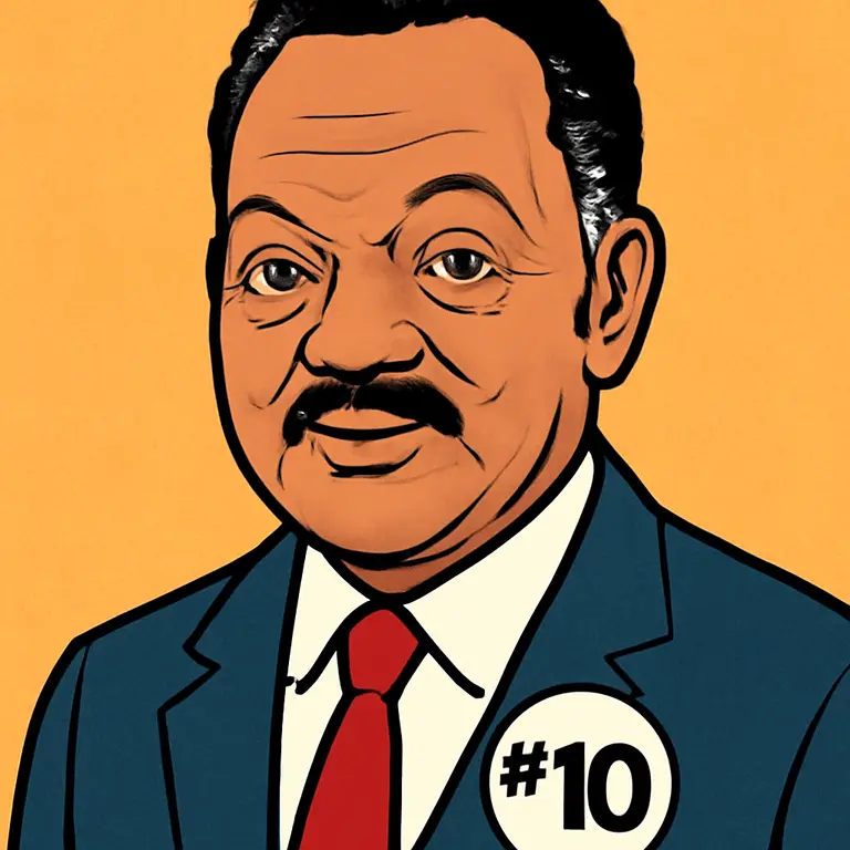 Portrait of Jesse Jackson