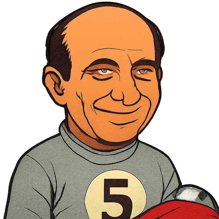 Portrait of Juan Manuel Fangio