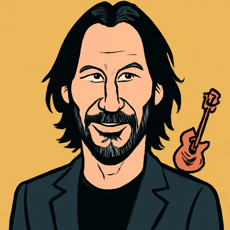 Portrait of Keanu Reeves