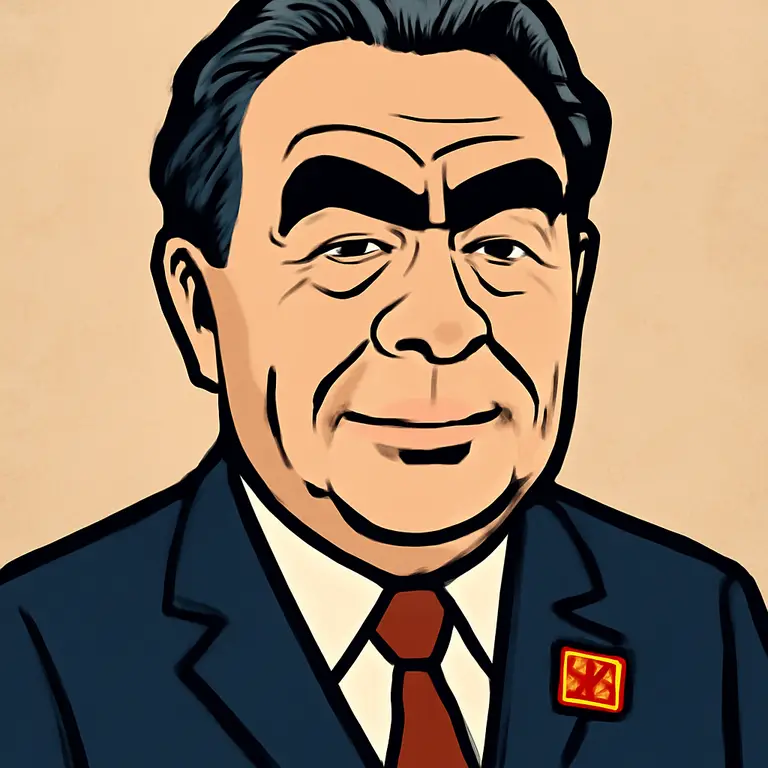 Portrait of Leonid Brezhnev