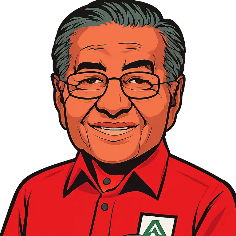 Portrait of Mahathir Mohamad