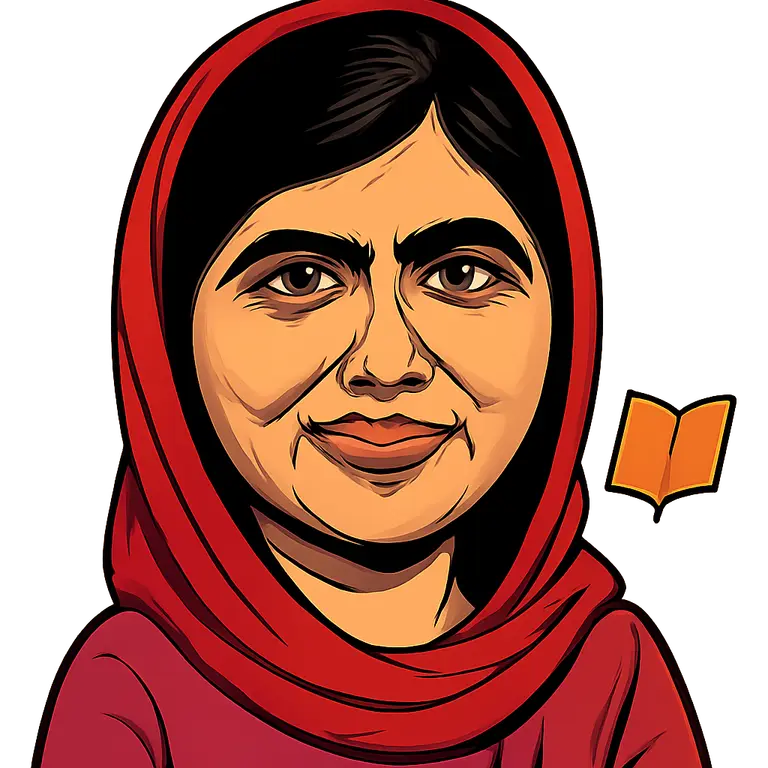 Portrait of Malala Yousafzai