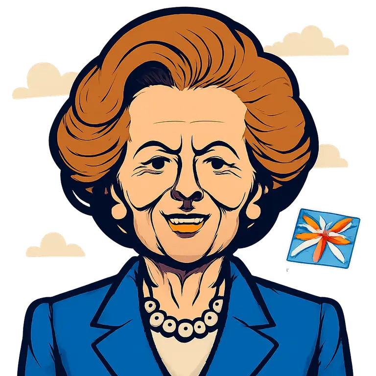 Portrait of Margaret Thatcher
