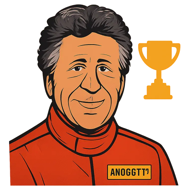 Portrait of Mario Andretti
