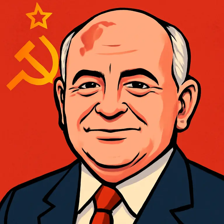 Portrait of Mikhail Gorbachev