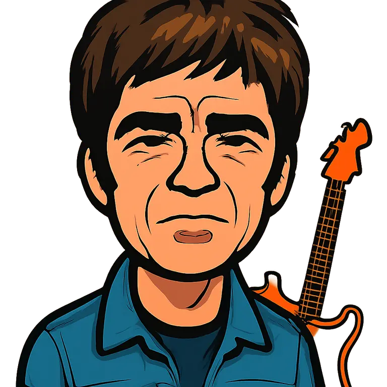 Portrait of Noel Gallagher