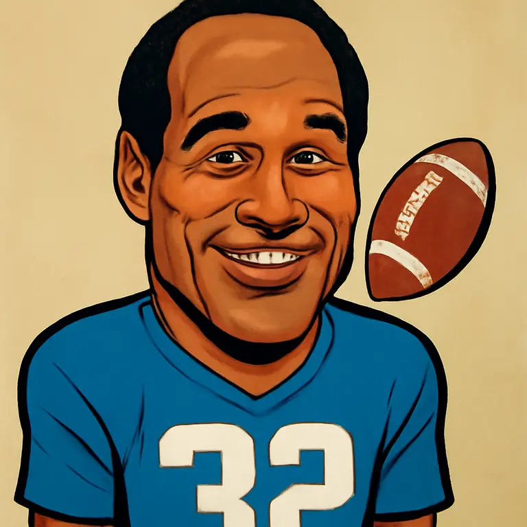 Portrait of O.J. Simpson