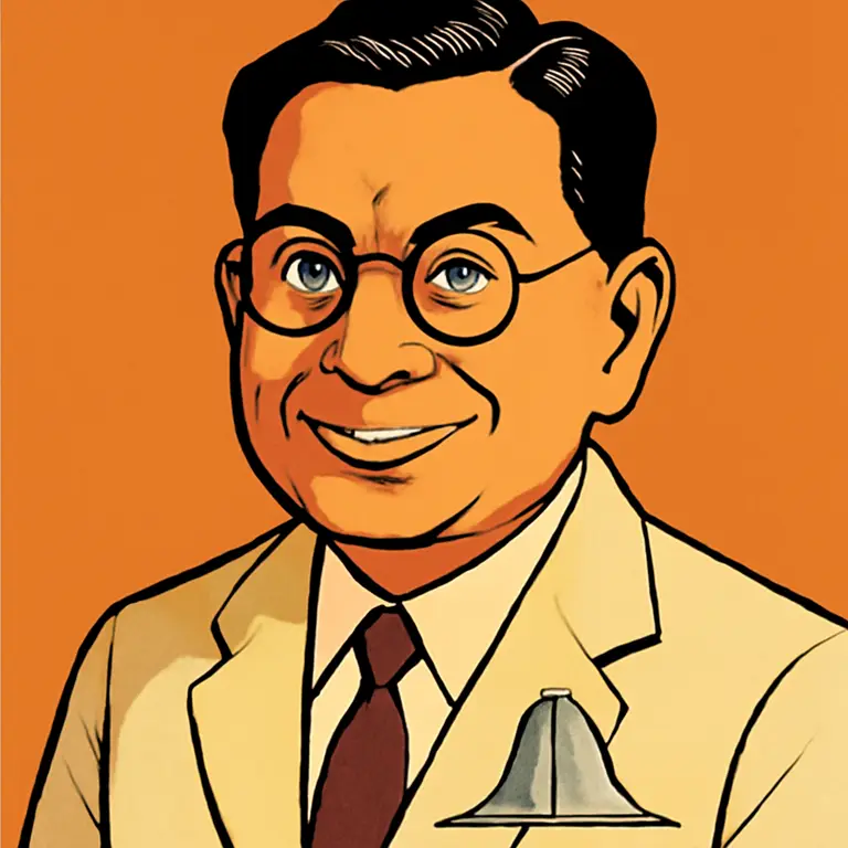 Portrait of Prasanta Chandra Mahalanobis
