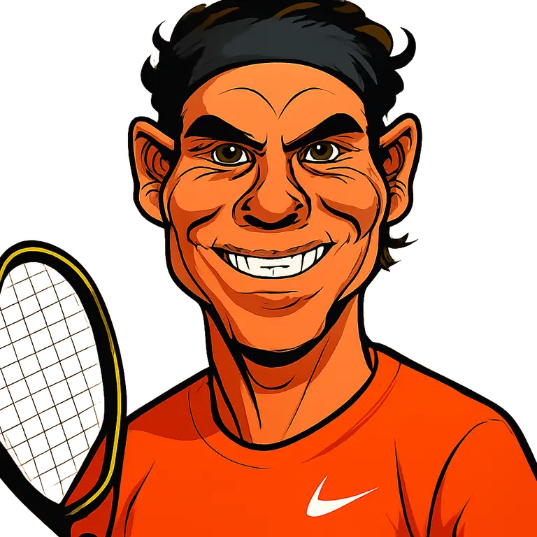 Portrait of Rafael Nadal