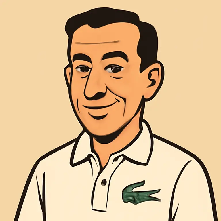 Portrait of René Lacoste