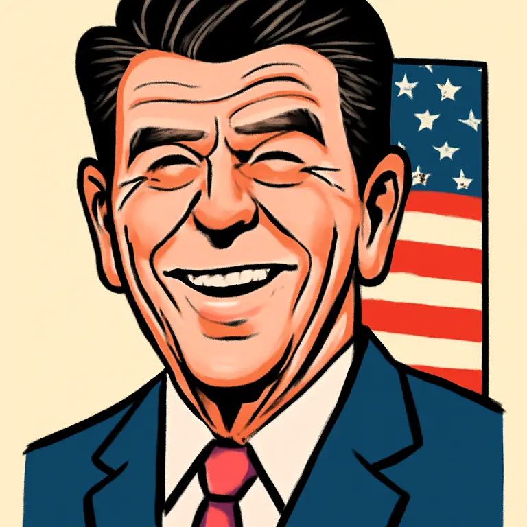 Portrait of Ronald Reagan