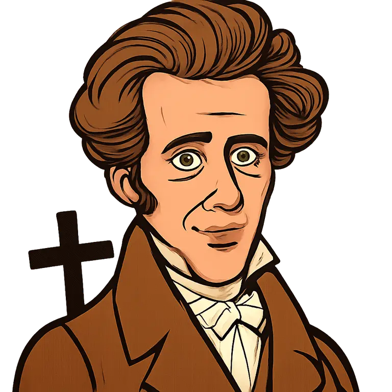 Portrait of Søren Kierkegaard