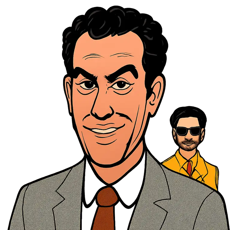 Portrait of Sacha Baron Cohen