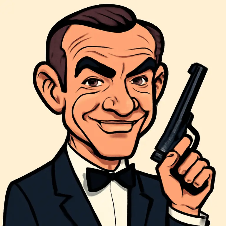 Portrait of Sean Connery