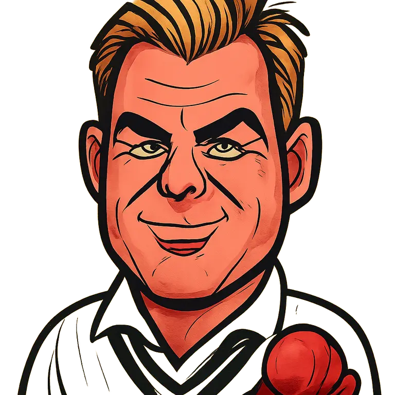 Portrait of Shane Warne